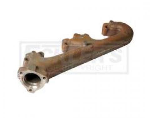 El Camino Exhaust Manifold, 350 Hi-Performance, Right, With Smog Tube Holes (A.I.R.), 1970-1972