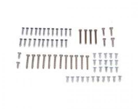 El Camino Exterior Screw Kits Laguna With Wheel Well, 72 Pieces, 1973-1977