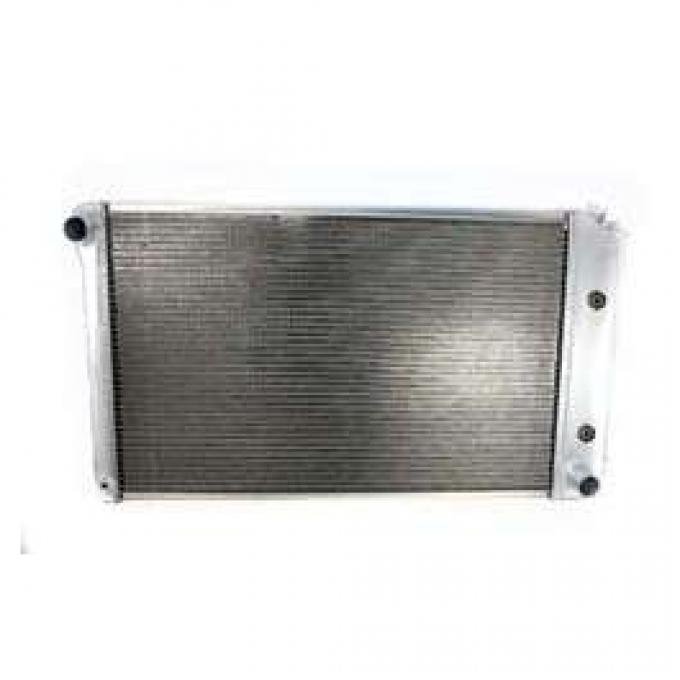 El Camino Griffin Aluminum Radiator, 2 Row With Standard Tubes, Natural Finish, With Automatic Transmission, 1978-1987