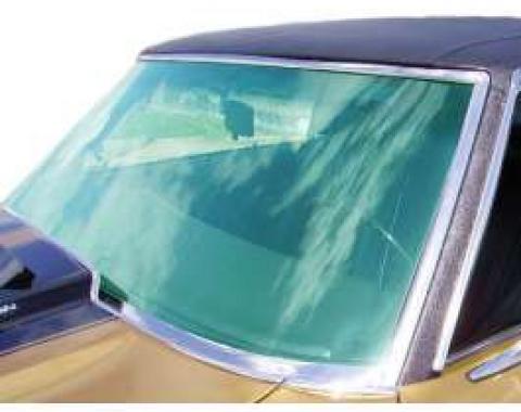 El Camino Windshield Glass, With Antenna, Tint, 1968-1972