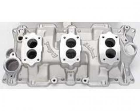 El Camino Edelbrock 3X2 Intake Manifold, Small Block, 1964-1972