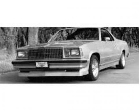 El Camino Front Spoiler, Stage II, With Air Deflector, 1978-1987