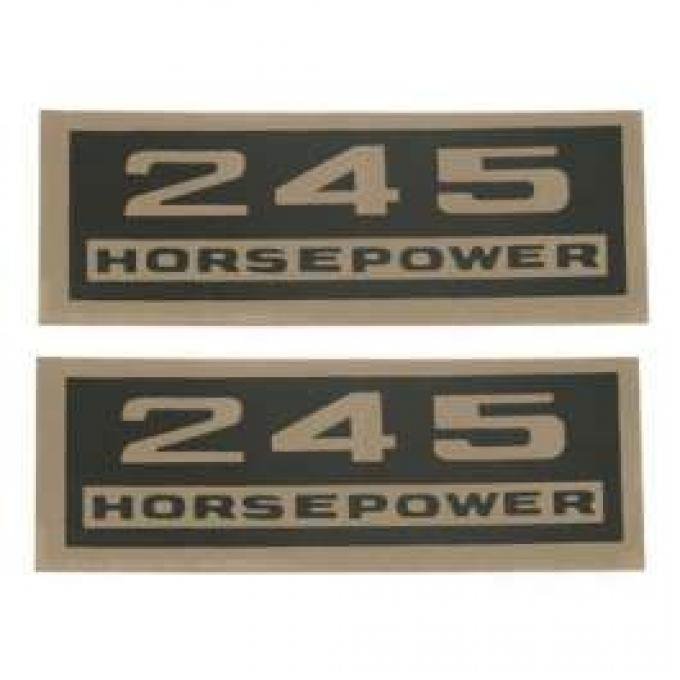 El Camino Valve Cover Decal, 245 Hp, 1971