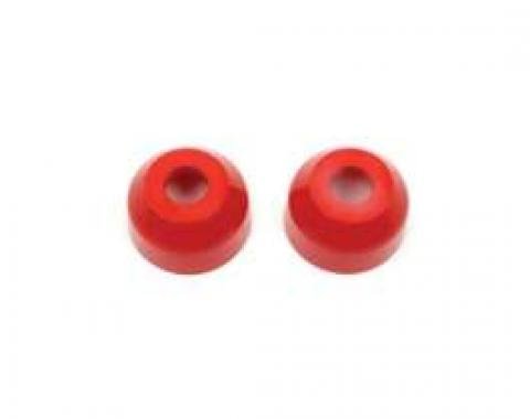 El Camino Tie Rod End Boots, Urethane, Red, 1959-1987