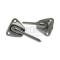 Camaro Sunvisor Brackets, Without T-Top Option, Chrome, 1982-1992