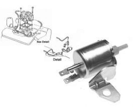 El Camino Transmission Control Spark Solenoid (TCS) V8 With 2 Barrel Or 350 c.i. With 4 Barrel Carburetor, 1971