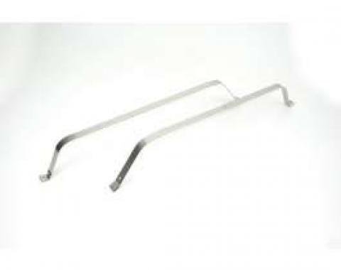 El Camino Fuel Tank Mounting Straps, Stainless Steel, 1978-1987