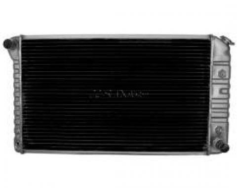 El Camino Radiator, 350/454ci, 4-Row, For Cars With Manual Transmission & Air Conditioning, Desert Cooler, U.S. Radiator, 1973-1977