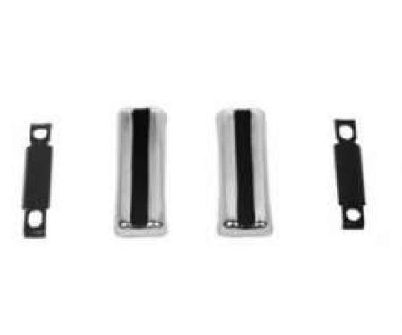 El Camino Tailgate Molding Extensions, Upper, 1968-1969