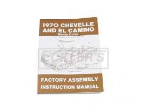 El Camino Factory Assembly Manual, 1970