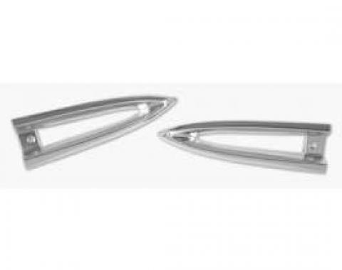 El Camino Parking Light Bezels, Front, 1959