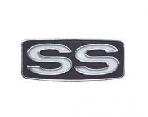 El Camino Steering Wheel Horn Button Emblem, SS, 1969