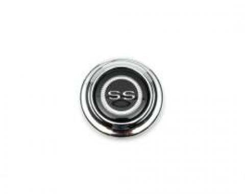 El Camino Steering Wheel Horn Cap Emblem, Super Sport, 1967