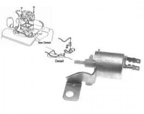 El Camino Transmission Control Spark Solenoid (TCS) With Munice Or T-10, Pin Style, 1970-1975