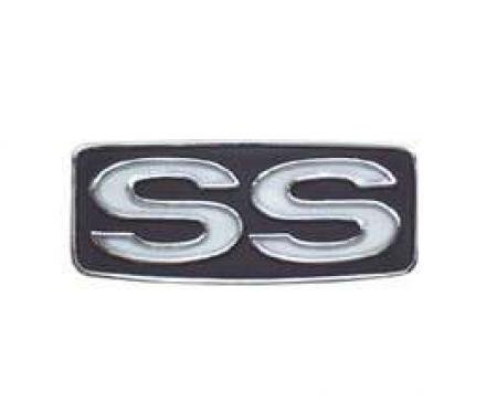 El Camino Steering Wheel Horn Button Emblem, SS, 1969