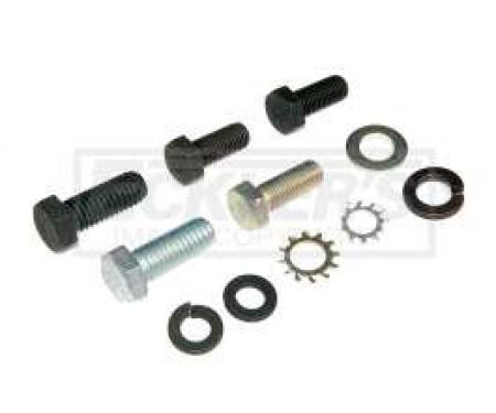 El Camino Air Conditioning Compressor Brace Fasteners, Upper Front Small Block, 1969-1971