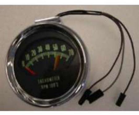 El Camino Tachometer, 6200 RPM Red Line, 1966