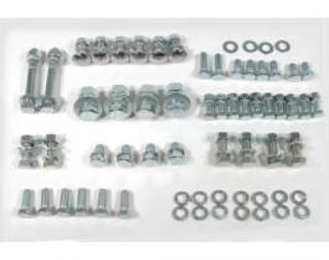 El Camino Bumper Bolt Kits Front, Complete Mounting Kit, 136 Pieces, 1959