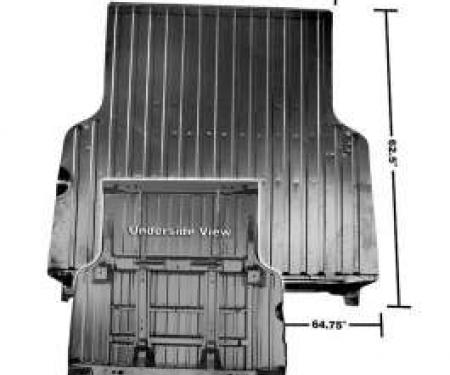 El Camino Bed Floor Panel, With End Panel, 1968-1972