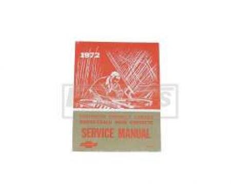 El Camino Service Shop Manual, 1972