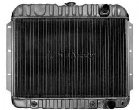 El Camino Radiator, Big Block, 4-Row, For Cars With Manual Transmission & Without Air Conditioning, Desert Cooler, U.S. Radiator, 1959-1960