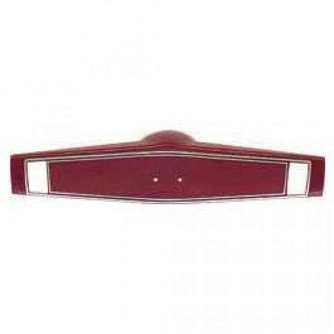 El Camino Steering Wheel Shroud, Two Button, Red, 1969-1970