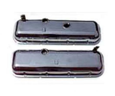 El Camino Valve Cover, Big Block With Drippers, Chrome, 1965-1975