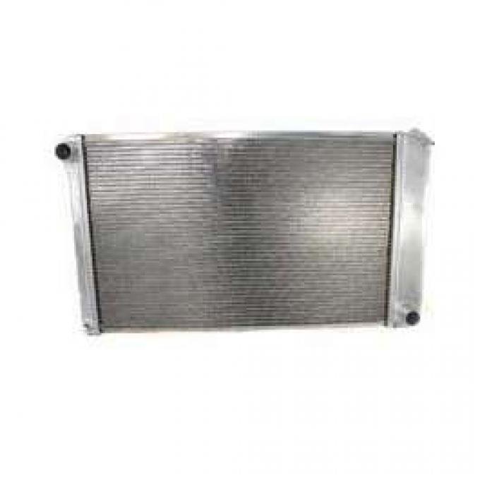 El Camino Griffin Aluminum Radiator, 2 Row With Standard Tubes, Natural Finish, With Manual Transmission, 1978-1987