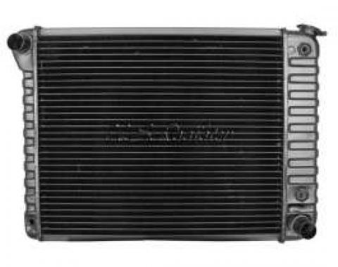 El Camino Radiator, Small Block, 2-Row, For Cars With Manual Transmission & Without Air Conditioning, U.S. Radiator, 1968-1971