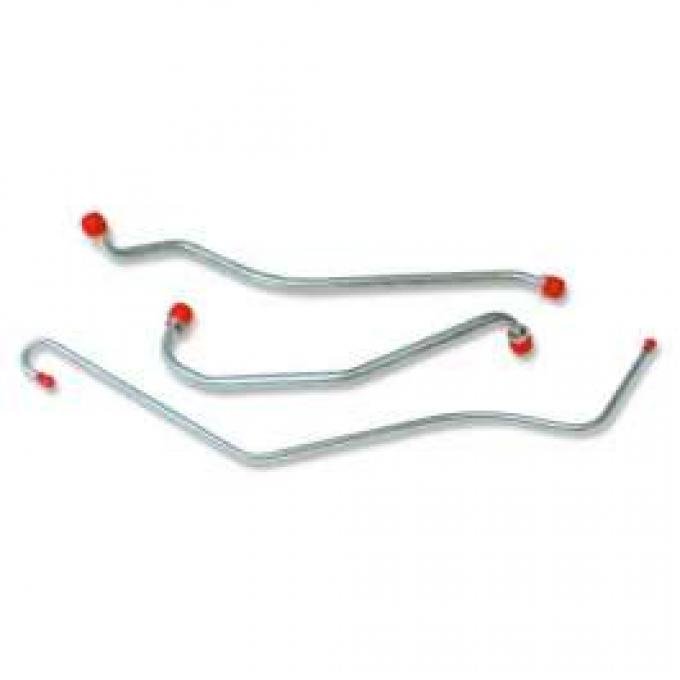 El Camino Engine Line, Fuel Pump To Carburetor, 396 c.i. With Four Barrel, OE Steel, 1970