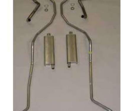 El Camino Exhaust System, Complete - 8 Cyl 348 Hi Perf With 2.5 Dual Exhaust Aluminum, 1959