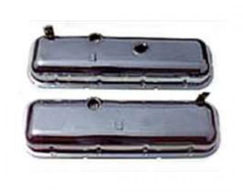 El Camino Valve Cover, Big Block With Drippers, Chrome, 1965-1975