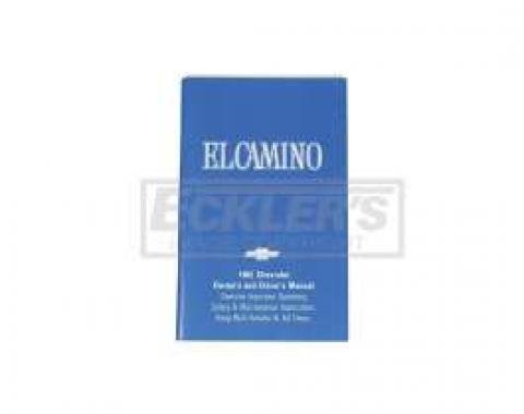El Camino Owners Manual, 1982