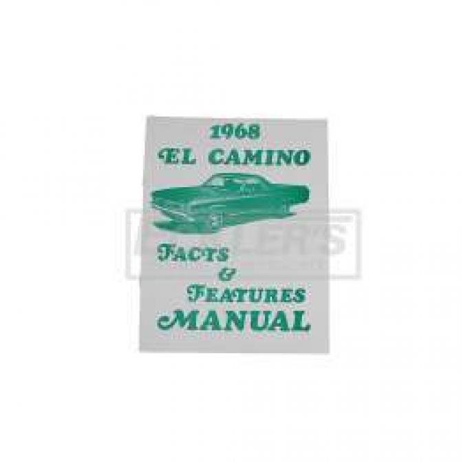 El Camino Facts And Features Manuals, 1968