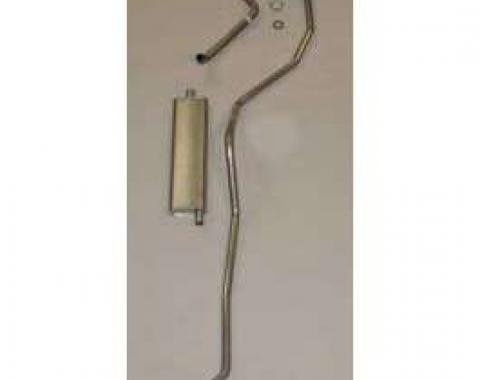 El Camino Single Exhaust System, Aluminized, 6-Cylinder, 1959-1960