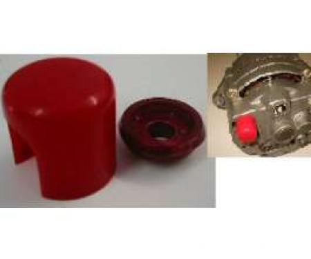 El Camino Alternator Rear Boot, Red, 1964-1975