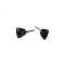 Camaro Sunvisor Brackets, Without T-Top Option, Black, 1982-1992
