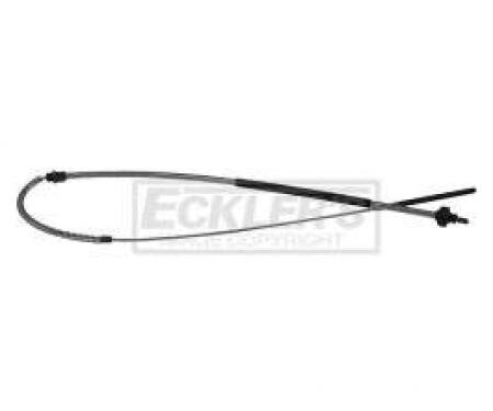 El Camino Parking Brake Cable, Front, OE Steel, 1973-1977