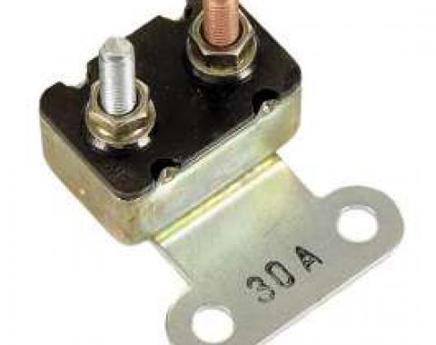 El Camino Power Window Circuit Breaker, 30 Amp, 1964-1971