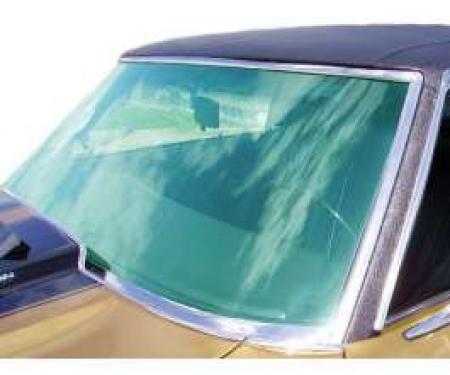 El Camino Windshield Glass, With Antenna, Tint, 1968-1972