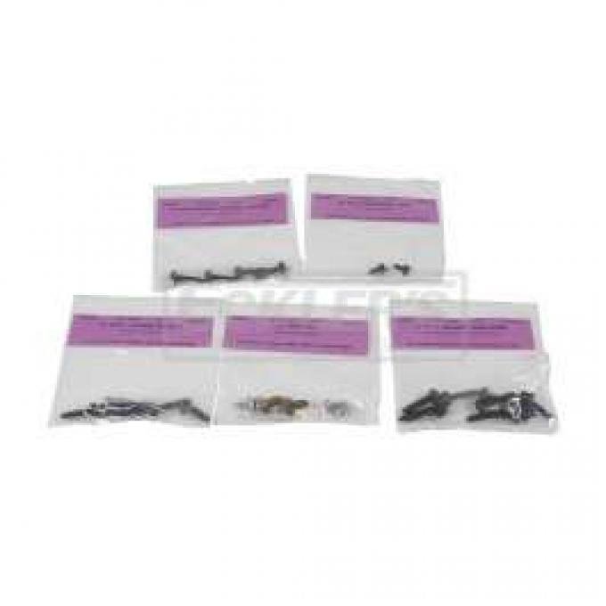 El Camino Heater & Air Conditioning Fastener Kit, Small Block Rear Of Firewall, 1964-1965