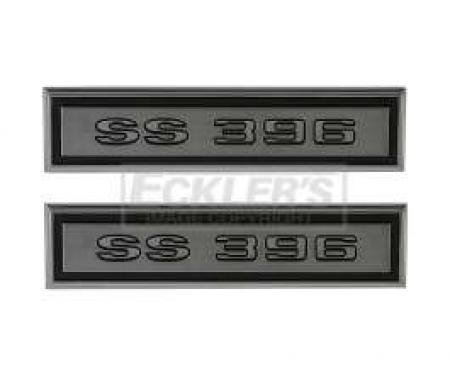 El Camino Door Panel Emblem, SS396, 1968