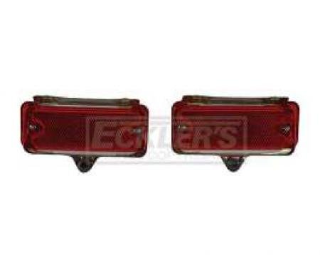 El Camino Reflector Lens And Housing, Rear Bumper, 1969-1972