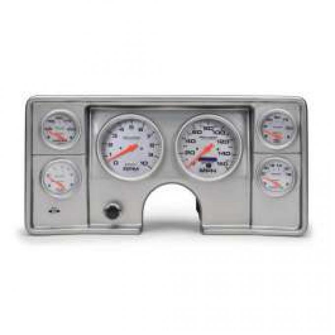 El Camino Instrument Cluster Panel, Aluminum Finish, With Ultra-Lite Gauges, 1978-1981