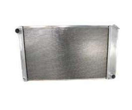 El Camino Griffin Aluminum Radiator, 2 Row With Standard Tubes, Natural Finish, With Manual Transmission, 1978-1987
