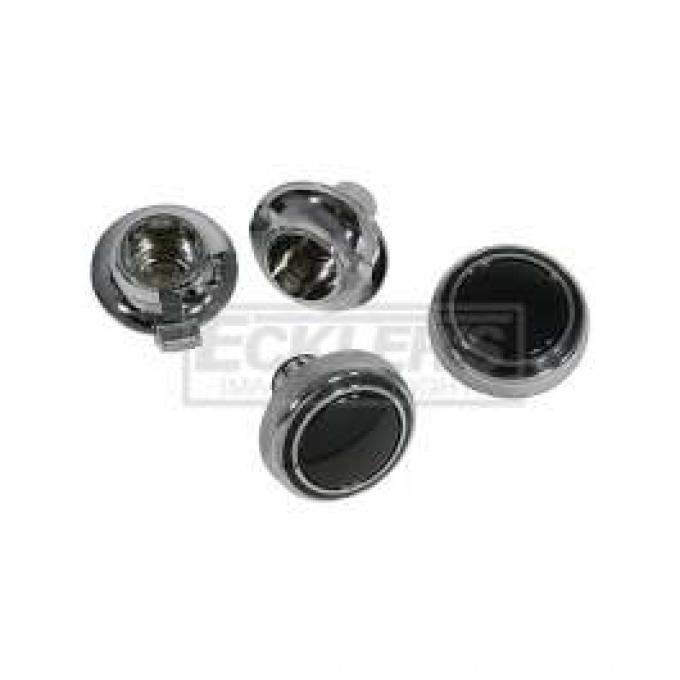 El Camino Radio Knobs, Mono Radio Knob Set, 4 Pcs, 1969-1971