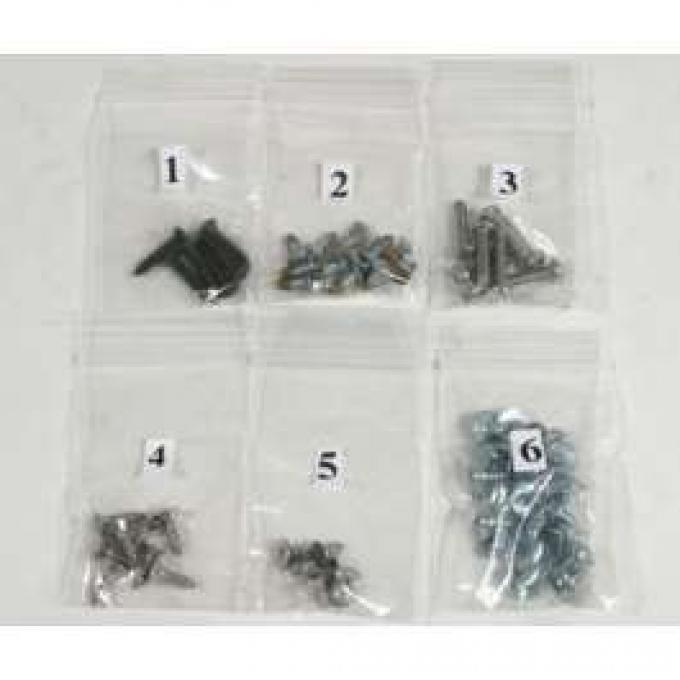 El Camino Exterior Screw Kits 62 Pieces, 1966