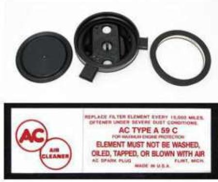 El Camino Air Cleaner Assembly, 348ci, 3 X 2, Tri-Power, 1959-1960