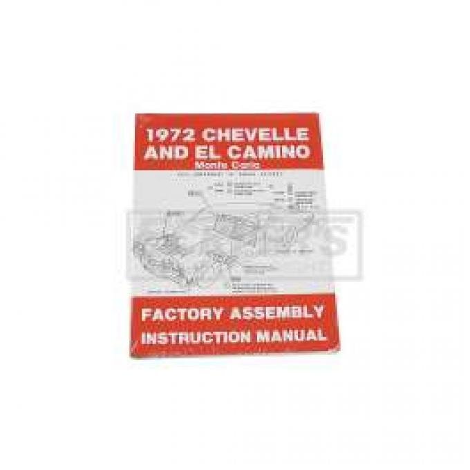 El Camino Factory Assembly Manual, 1972