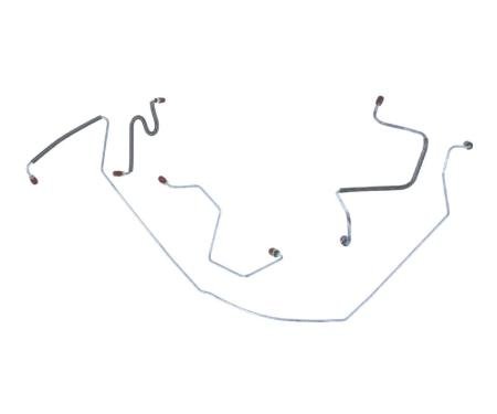 Right Stuff 1967 Chevrolet Chevelle W/Manual Drums Pre-Bent OE Steel Front Brake Line Kit CKT6701
